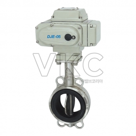 1000002157 동진 스텐 전동 버터플라이밸브 10K 50~300A DBE-1F(S) 단상(AC110/220V)