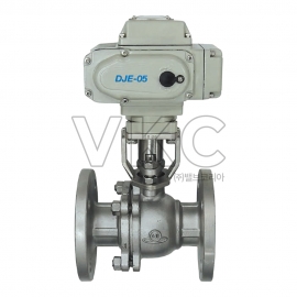 1000002158 동진밸브 스텐 플랜지타입 전동 볼밸브(2-WAY) 10K 15A~150A DBVE-1F