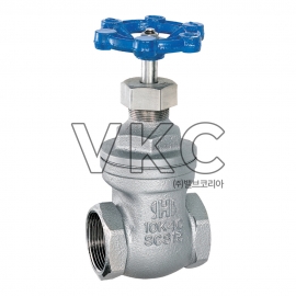 1000002198 (국산) 화성밸브 스텐 나사식 게이트밸브 10K 15A~50A (HS SSC13 스텐게이트 0.5인치~2인치)