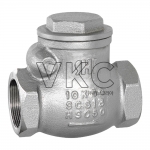 1000002204 (국산) 화성밸브 스텐 나사식 스윙체크밸브 10K 15A~50A (HS SSC13 스텐스윙체크 0.5인치~2인치)