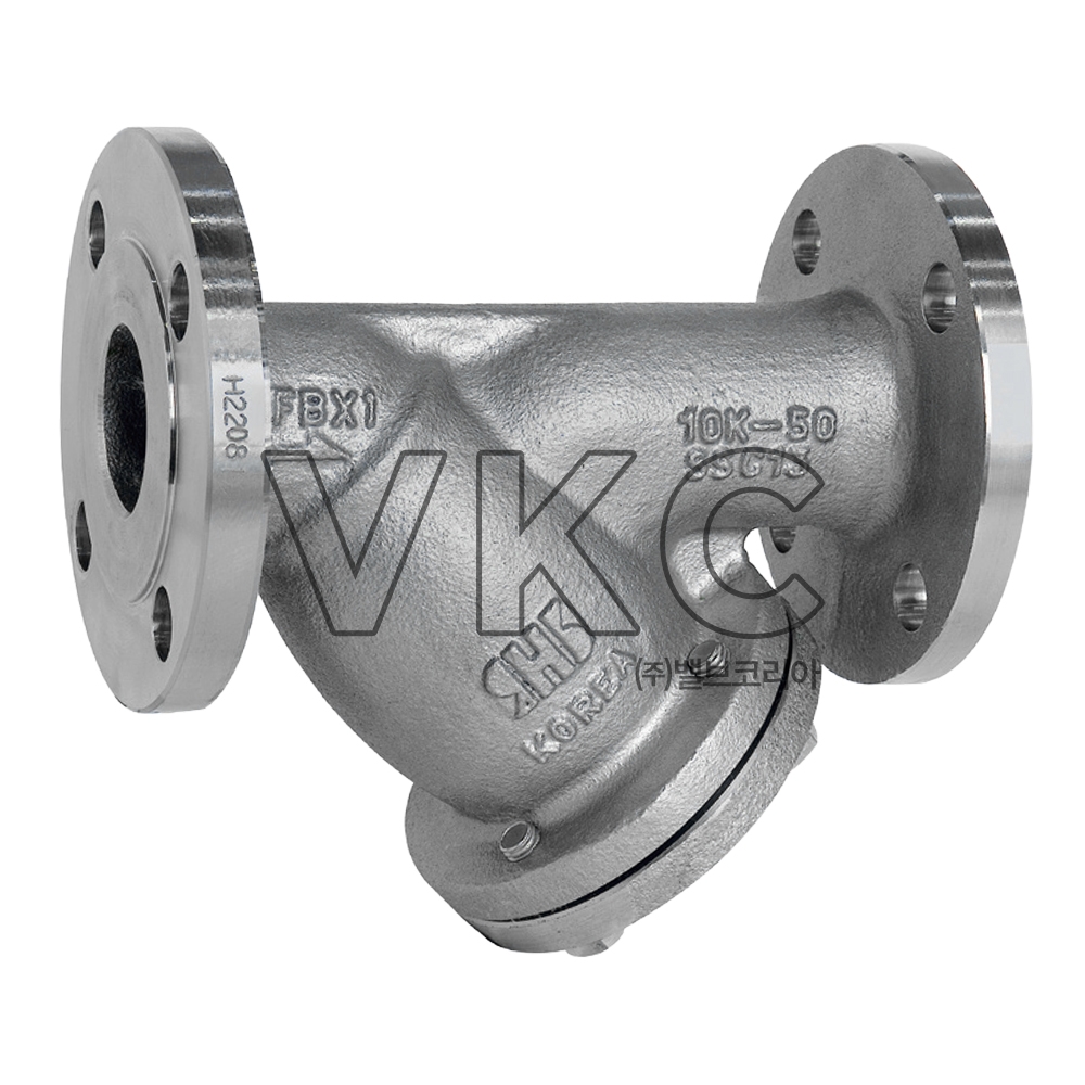 1000002209 (국산) 화성밸브 스텐 플랜지식 스트레이너 10K 15A~100A BB타입 (HS SSC13 B.B 스텐스트레나 0.5인치~4인치)