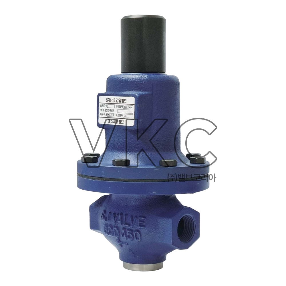 1000001010 SJ밸브 닥타일 10K 물용 감압밸브 나사식 SPR-10 25A~40A