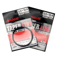 아미고 테이퍼라인 한치 갈치 텐빈 오모리 채비 쇼크리더 클리어 블랙 3m 3개