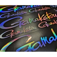 가마가츠 스티커 로고 커팅 홀로그램 낚시 스티커 1pcs 방수