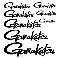 가마가츠 스티커 로고 커팅 홀로그램 낚시 스티커 1pcs 방수