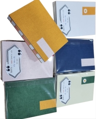 수제노트-A6(소)사철양장 10.5x14.8cm (색상 랜덤 발송)