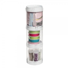 수납정리함(원형)-3단상품번호-0147