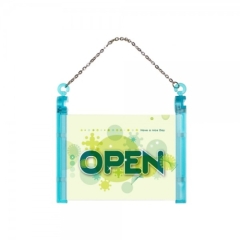 오픈사인OPEN/CLOSED(프레임/걸이/파랑)상품번호-1220