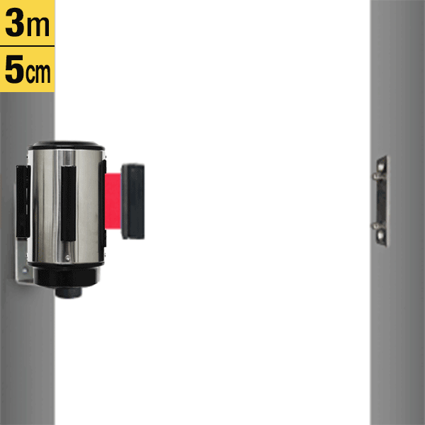 벨트차단봉-벽걸이형<BR>3M 폭50mmTW-35