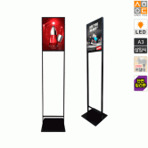 LED삽입식 모던슬림 A3단면입간판LM-A3BK