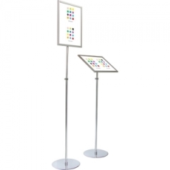 [단종할인]개폐식 포스터스탠드원폴-A3크롬액자