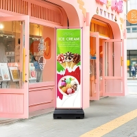 철재컬러배너-기본형/물통일체형