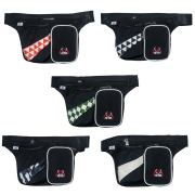 아토코리아 파크골프 체크파우치 힙색 초경량 원터치 버클