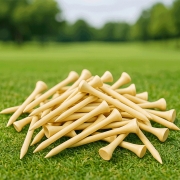 루체스포츠 골프티 다목적 원목나무티 숏티(42mm) 100개입 나무티세트