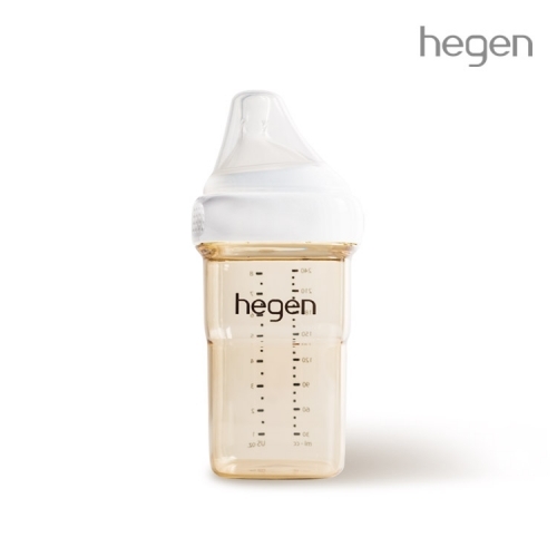 헤겐 애착젖병 PPSU 240ml 1P (젖꼭지 2단계 포함)