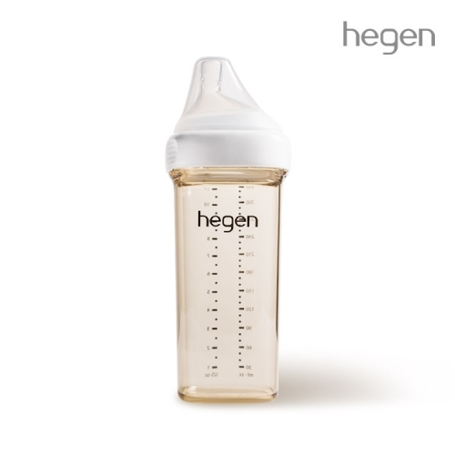 헤겐 애착젖병 PPSU 330ml 1P (젖꼭지 3단계 포함)