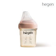 헤겐 컬러젖병 PPSU 150ml 핑크(1P) (젖꼭지 1단계포함)★보관뚜껑 1P 증정(컬러랜덤)