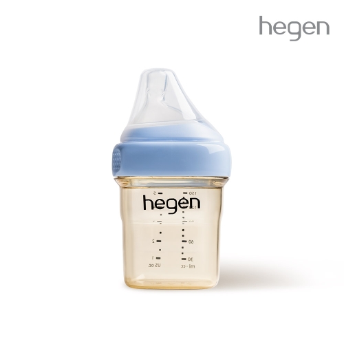 헤겐 컬러젖병 PPSU 150ml 블루(1P) (젖꼭지 1단계포함)