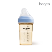 헤겐 컬러젖병 PPSU 240ml 블루(1P) (젖꼭지 2단계포함)