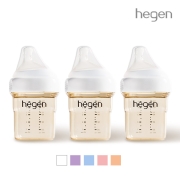 헤겐 애착젖병 PPSU 150ml 트리플팩(3P)(젖꼭지 1단계 포함)(색상선택)★보관뚜껑 1P 증정(컬러랜덤)