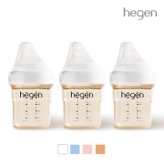 헤겐 애착젖병 PPSU 150ml 트리플팩(3P)(젖꼭지 1단계 포함)(색상선택)★보관뚜껑 1P 증정(컬러랜덤)