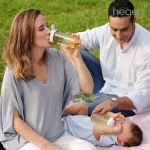 헤겐 모유느낌 비중심 젖꼭지 2P + 2P 단계선택★보관뚜껑 1P 증정(컬러랜덤)