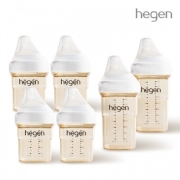헤겐 혼합 수유 패키지 (젖병 150ml 4P+240ml 2P)(젖꼭지 포함)