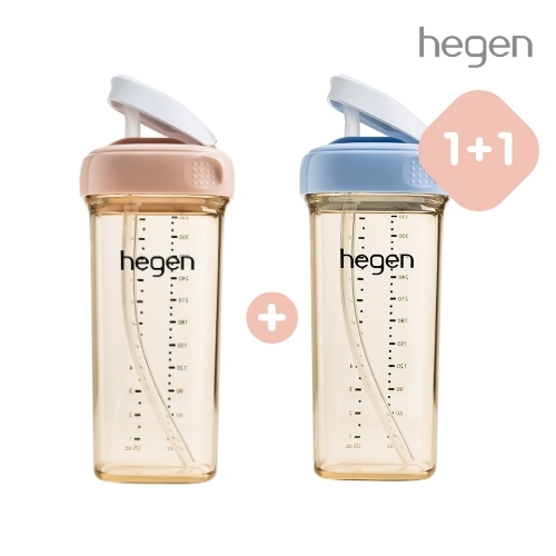 헤겐 V3 빨대컵 PPSU 330ml 1+1 (컬러선택)