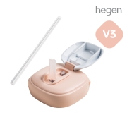 헤겐 V3 빨대컵 330ml용 빨대&뚜껑 세트 핑크