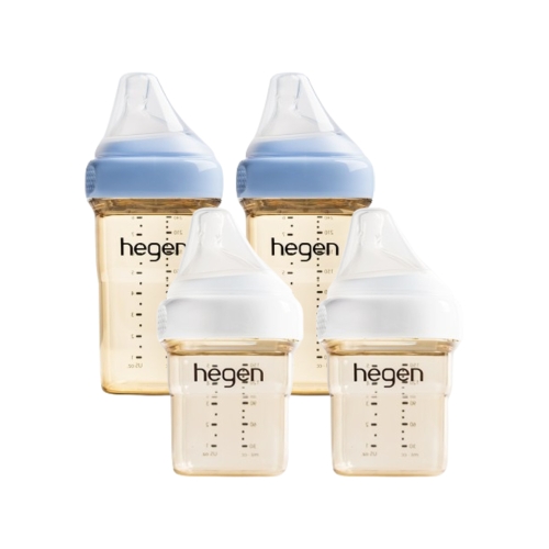 [헤겐 SET]헤겐 젖병 150ml 2p+젖병 240ml 2p (젖꼭지 포함)(컬러선택)★보관뚜껑 1P 증정(컬러랜덤)