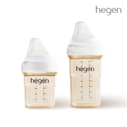 [10주년타임딜][얼리 세트] 헤겐 젖병 150ml 1P + 240ML 1P (젖꼭지포함)