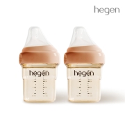 헤겐 컬러젖병 PPSU 150ml 오번 트윈(젖꼭지1단계포함)★보관뚜껑 1P 증정(컬러랜덤)