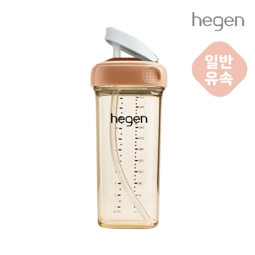 헤겐 일반유속 V3 빨대컵 PPSU 330ml 오번★빨대 리필 2P(일반유속) 증정