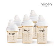 [헤겐데이즈SET]헤겐 애착젖병 150ml 2P + 240ml 3P 세트(젖꼭지포함)(색상선택)★보관뚜껑 1p 증정(컬러랜덤)
