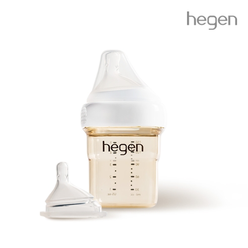 [조리원세트1]헤겐 애착 젖병 PPSU 150ml(1P)(젖꼭지포함) 색상선택 + 젖꼭지 0단계 1P