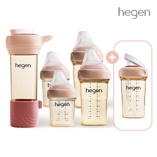 헤겐 라이프스타일 보틀 450ml 1P + 젖병 150ML 트윈 + 240ML 트윈★느린유속빨대컵 증정(컬러랜덤)