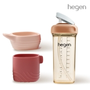헤겐 V3 330ml 빨대컵(일반유속) + 루프&부트 핑크로제트