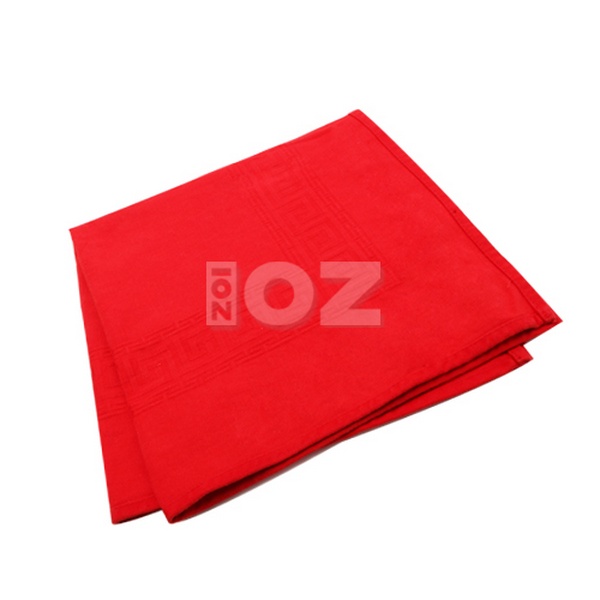 린넨 면100% - 레드