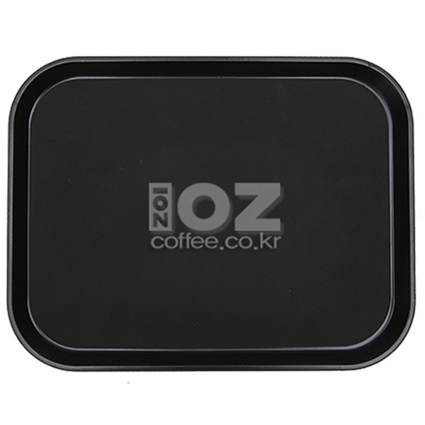 논슬립 사각 쟁반 트레이 (중) 355x265 블랙