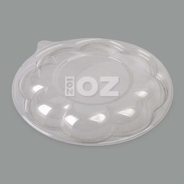 PET꽃 빙수용기 홀더형 700cc 뚜껑 50개