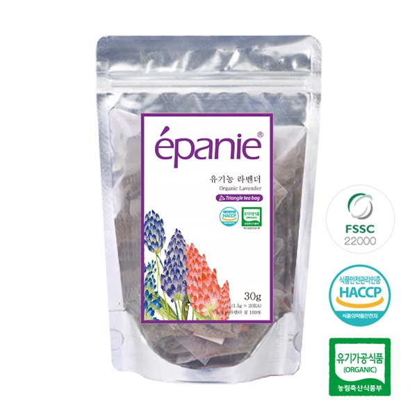 D_에빠니 유기농 허브티 라벤더차 20티백 1.5g