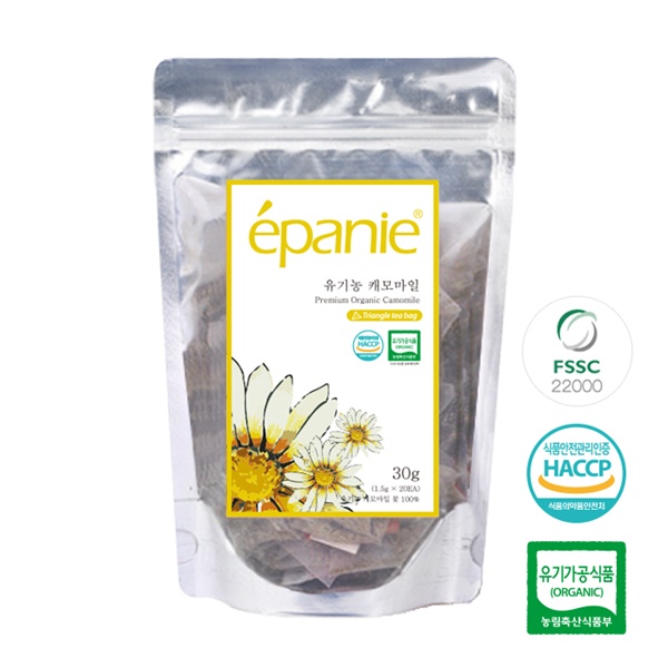 D_에빠니 유기농 허브티 캐모마일차 20티백 1.5g