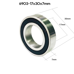 [ECT]자전거 휠셋 허브 베어링 6903RS 17x30x7mm 루버 쉴드 1개