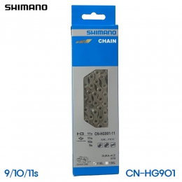 시마노 자전거 체인 9/10/11단 겸용 XTR CN-HG901-11 퀵링크포함 116L