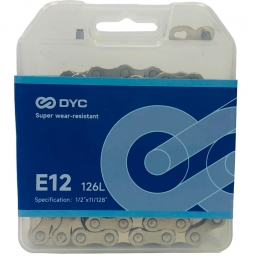 [DYC]자전거체인 전기 12단 E12-126L 실버 퀵링크포함 MTB 로드 호환