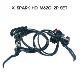 [로간]자전거 유압 브레이크 세트/X-SPARK M620-2피스톤 시마노 스램 호환