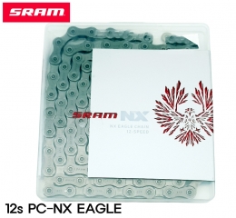 [SRAM]자전거 체인 12단 PC-NX EAGLE-126링크 솔리드핀 체인링크포함