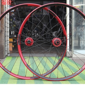 [아이너]자전거 휠셋/MTB 27.5인치 CITRON 레드 림+울트라7 일반허브