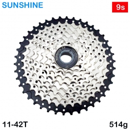 [썬샤인]자전거 스프라켓 /MTB 9단 11-42t 510g 시마노HG바디용