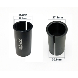 자전거 알루미늄 싯포스트 심 31.6mm/30.9mm 에서 27.2mm 변환 어댑터